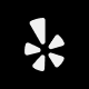 yelp black icon